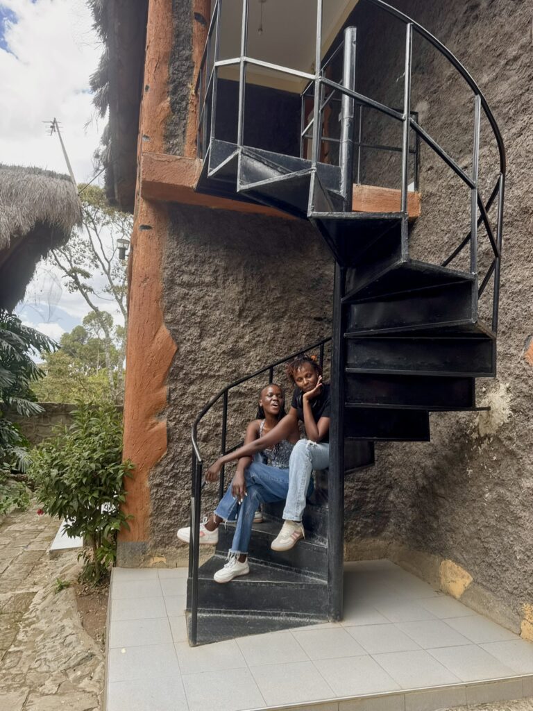 Dove Nest Lodge staircase