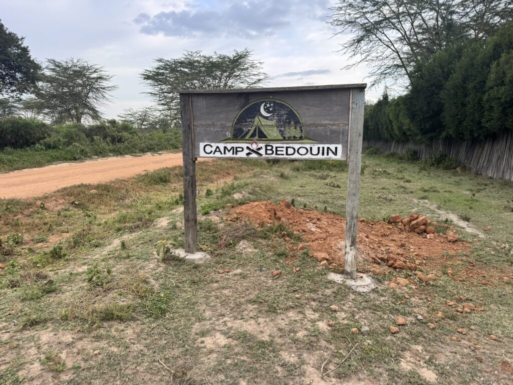Camp Bedouin sign post