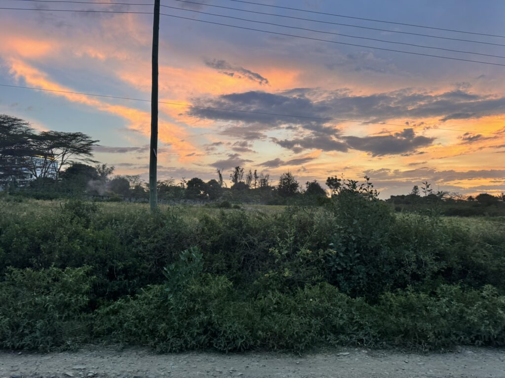 Sunset at Lake Elementaita